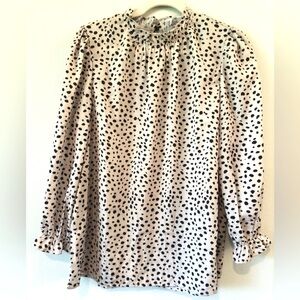 Like 🆕  | Women's 3/4 Long-Sleeve Mock Neck Blouse | Print | M